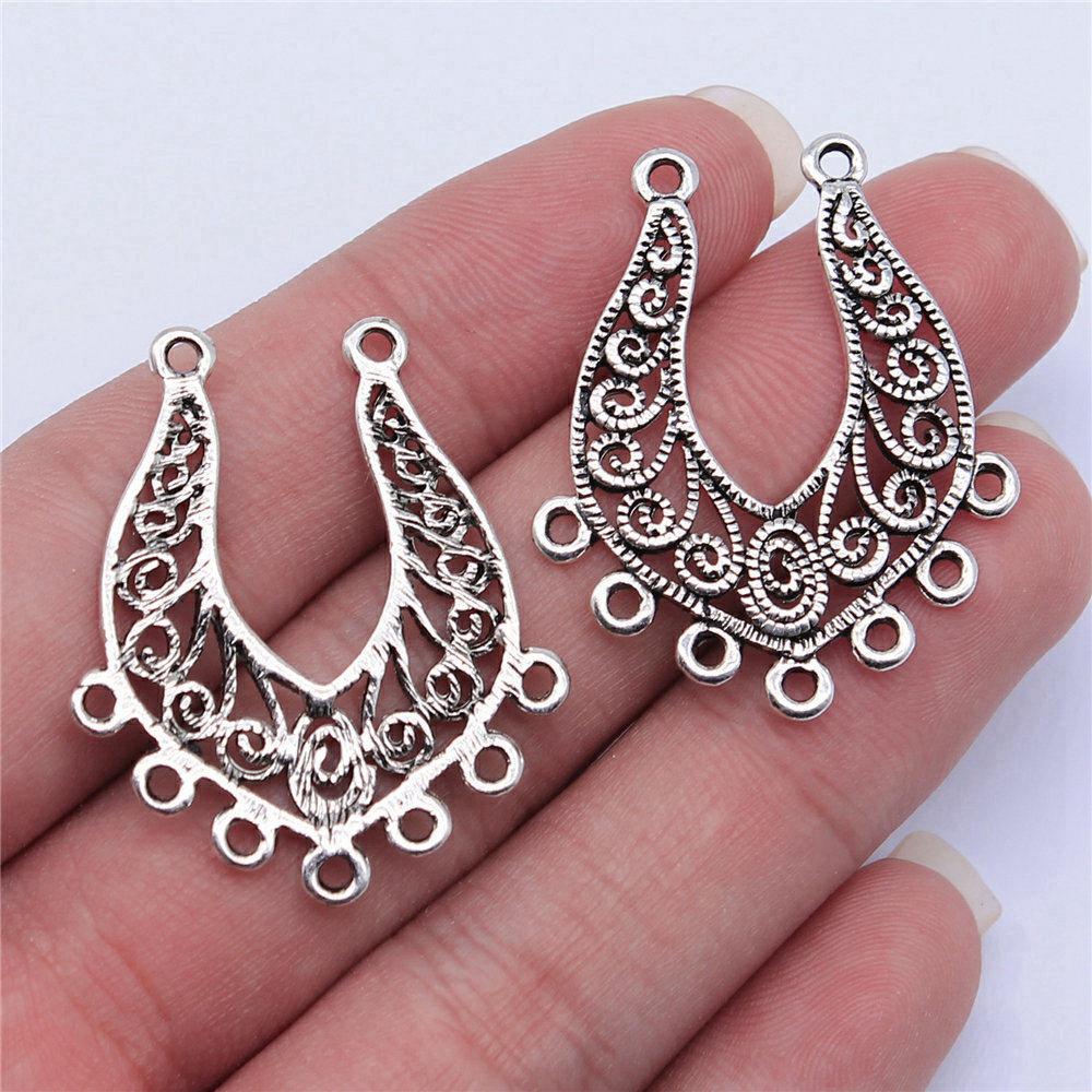 Accessories Parts Curved Necklace Connector Minimalist Jewelry Components QA013