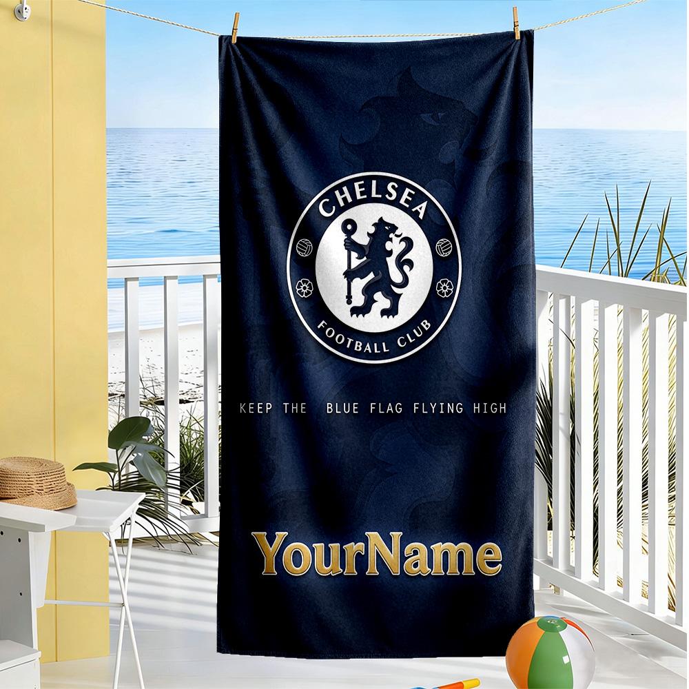 Chelsea Customized Name Beach Towel Quick-Dry Soft Microfiber Suitable for Sports Travel Swimming Yoga Bathroom Beach And Pool
