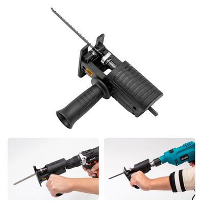 Portable Reciprocating Saw Adapter Multifunctional Electric Drill Modified Tool Attachment with Ergonomic Handle 3 Saw