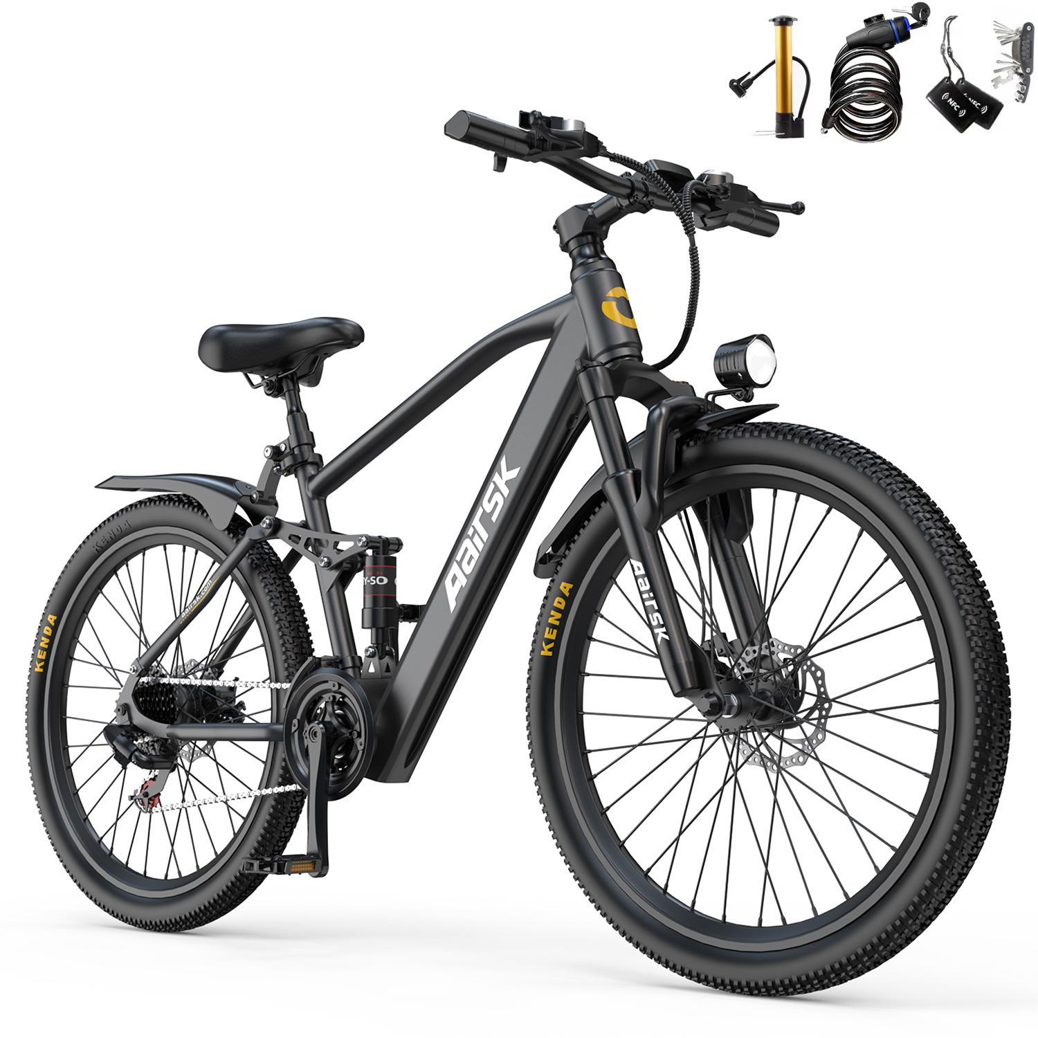 Aairsk GT900 Electric Bike, 21 Speed