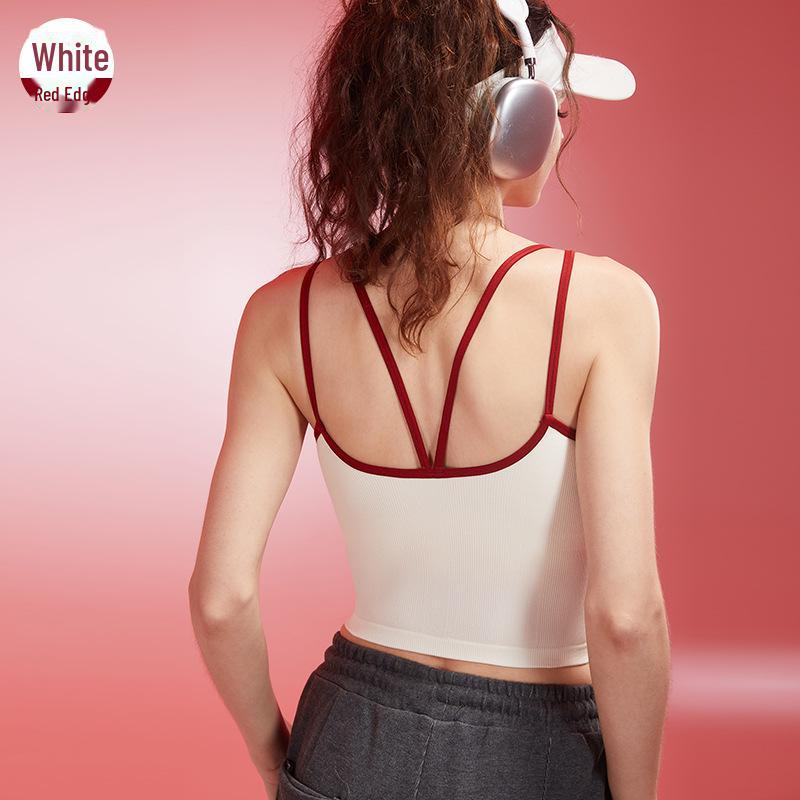 

Нижнее белье для фитнеса из модального хлопка с двойными бретелями и контрастным рисунком - мягкое, удобное и модное Large