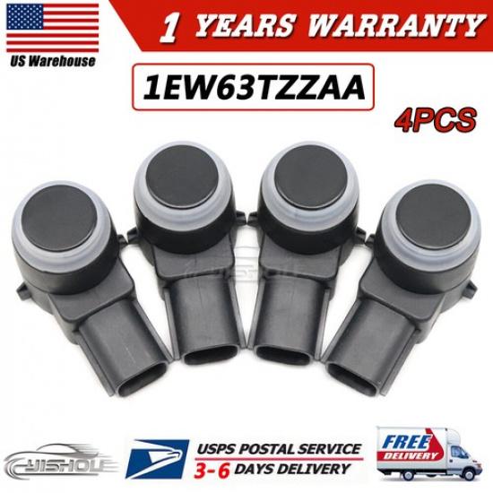 4x Bumper Park Assist Sensor For 2009-18 Dodge Chrysler Jeep Ram PDC 1EW63TZZAA