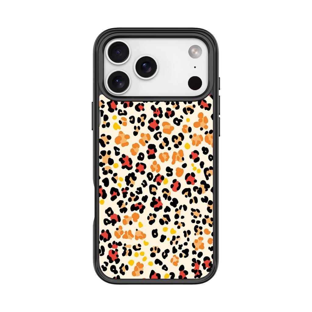 Applicable To Apple 17pro Mobile Phone Case, Advanced Sense 16 Replaceable Back Plate 15promax Magnetic Mobile Phone Case, Leopard Print.