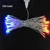 8-Function LED Holiday String Lights with Battery Box & USB - Perfect for Christmas, Birthdays, or Room Decor.