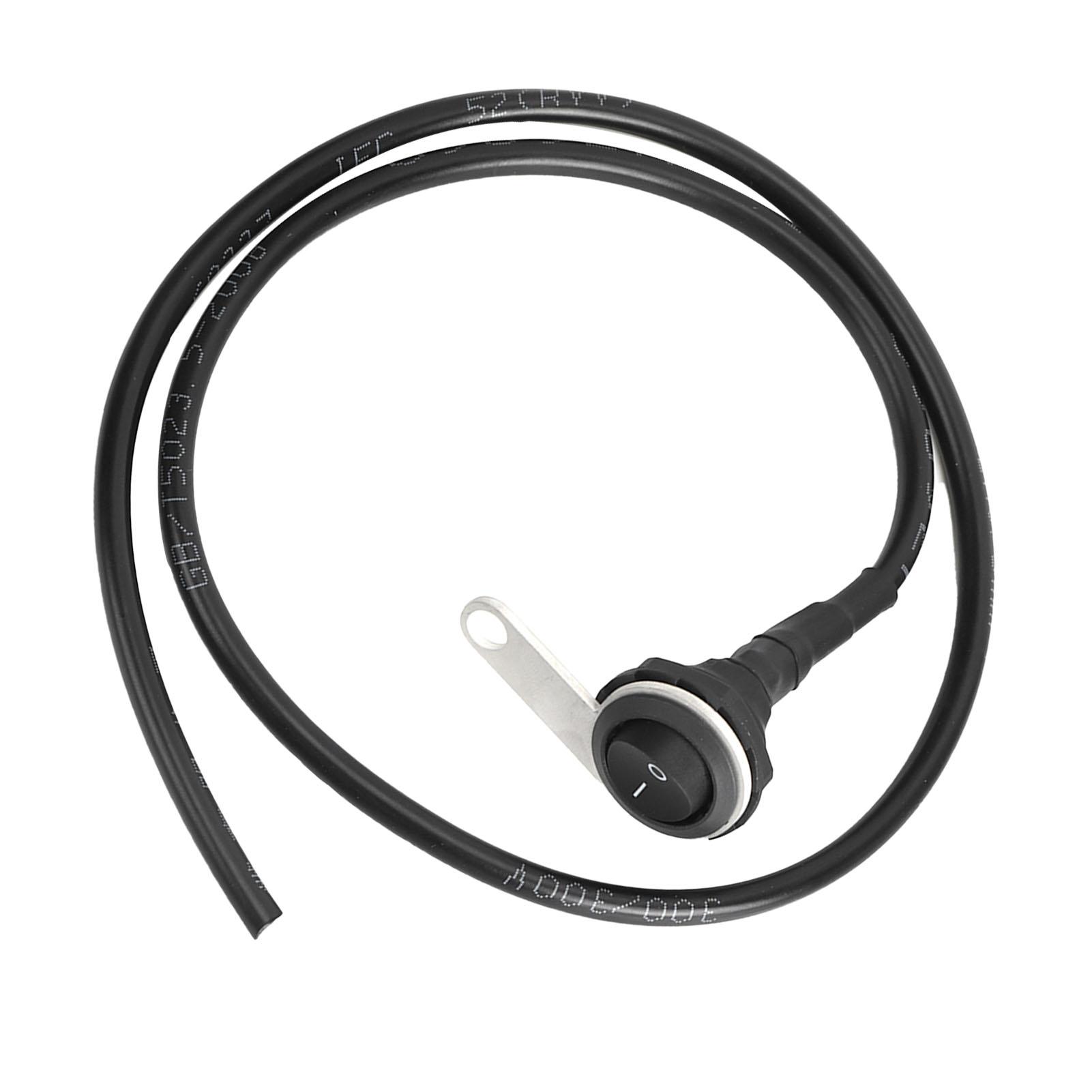 

Водонепроницаемый одиночный стальной прожектор на руль, переключатель света для мотоциклов, квадроциклов, модификация 22 мм чёрный