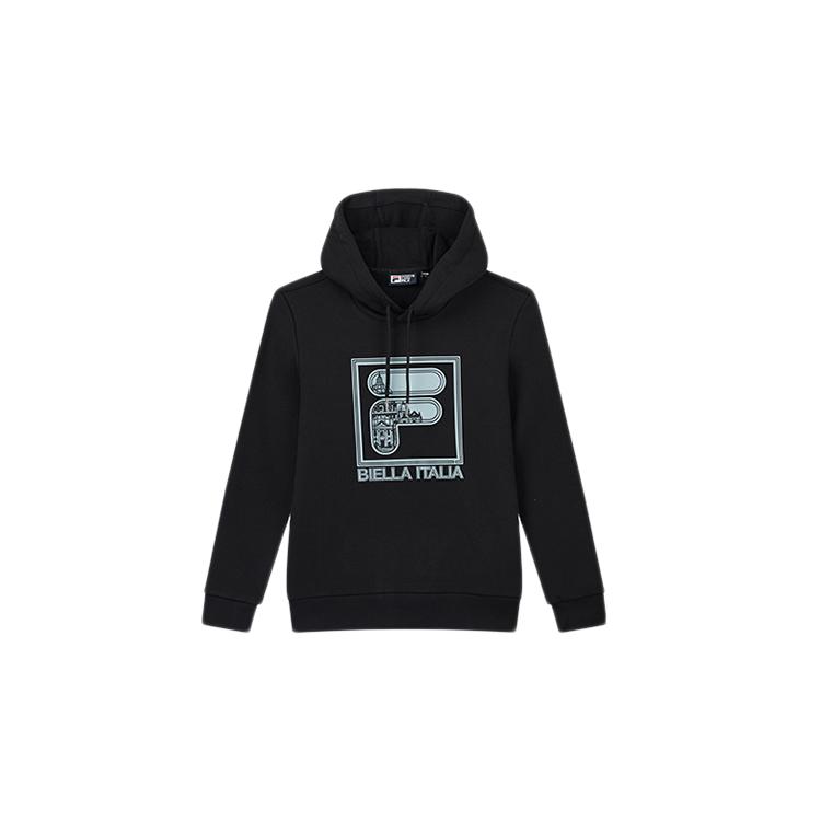 FILA Sweatshirts Men s Black Hooded Moderate Regular F11M018206FBK M