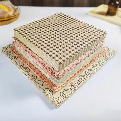 50 stück Pad Backen Blätter Öl Absorbieren Papier Log Zellstoff Papier Silikon Öl Papier