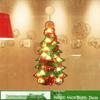 LED Christmas Tree Snowflake String Lights with Santa Claus Decoration