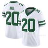 NFL New York Jets Camiseta de Fútbol Personalizada Rogers 8 Gardner 1 5 20 Malla de Algodón Uniforme Deportivo de Equipo Hombres Mujeres