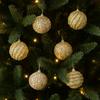 Champagne Christmas Hanging Balls Foam Xmas Balls Pendant Christmas Spheres Pendant  Home Decor