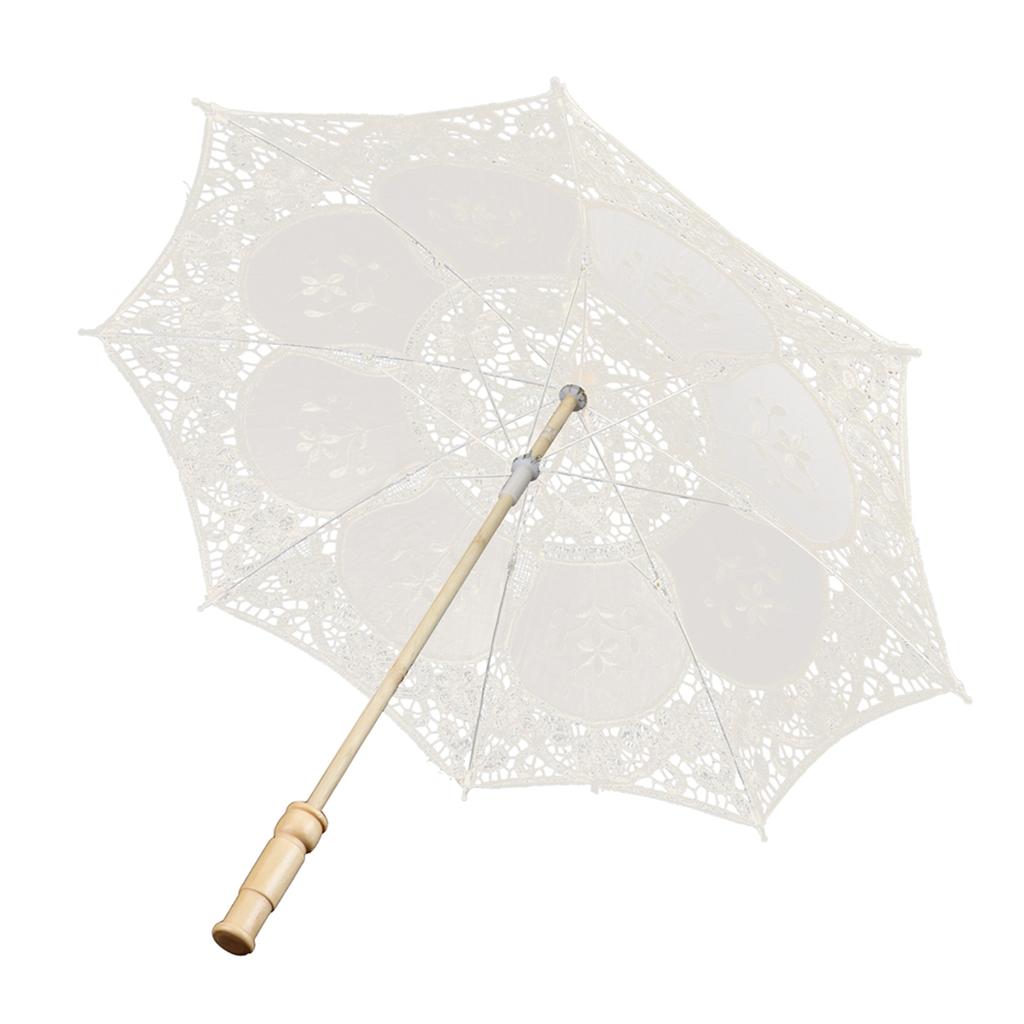 West   Bridal Lace Umbrella Parasol Banquet Stage Photography Prop Wedding Supplies