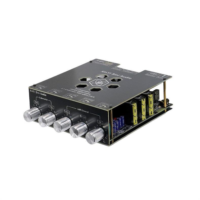 AS21HPA 2.1 Channel High-Power Bluetooth Amplifier with Heavy Bass (300W x 2 + 600W, TPA3255)