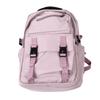 Mochila Feminina para Laptop Estudante Casual Moderna Grande Capacidade Mochila Escolar para Livros Roxo 16 Polegadas