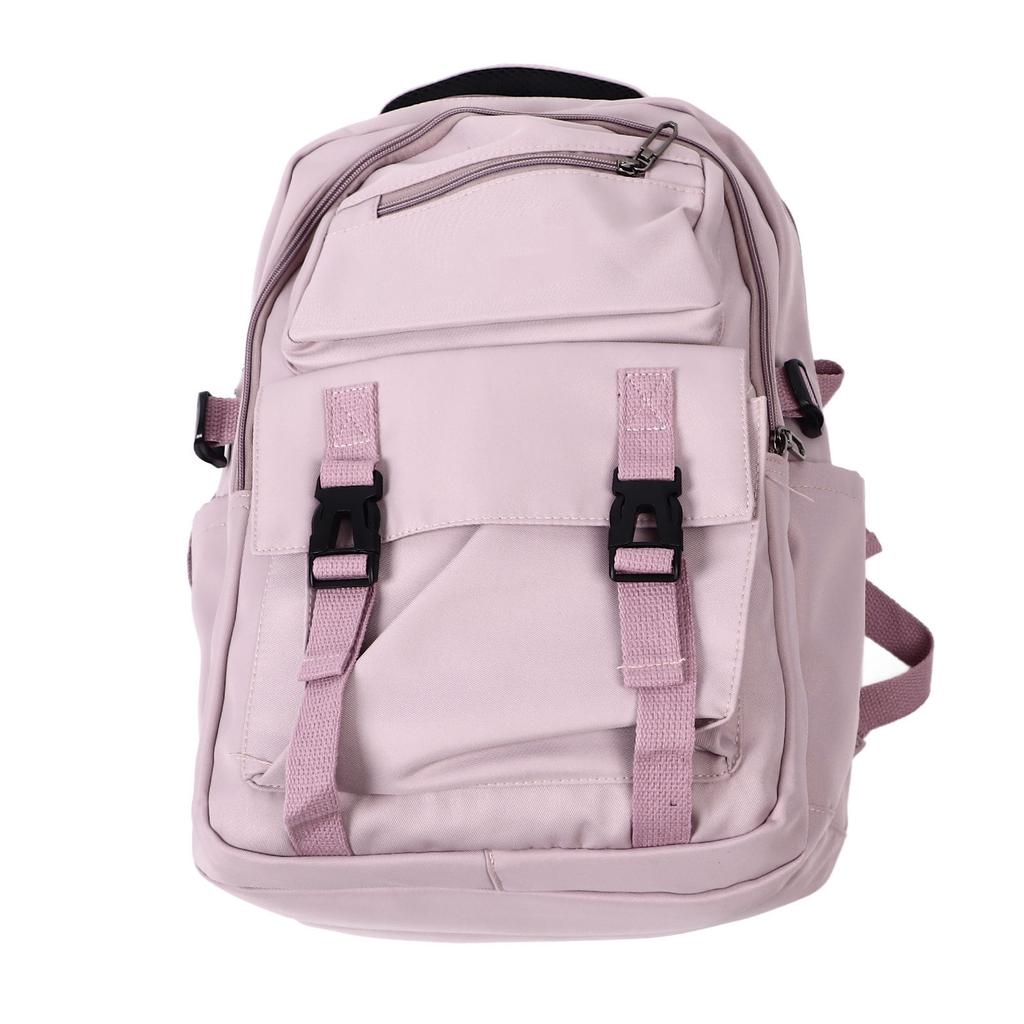 Mochila Feminina para Laptop Estudante Casual Moderna Grande Capacidade Mochila Escolar para Livros Roxo 16 Polegadas