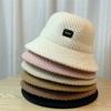 Autumn and Winter Versatile Iron Label Fisherman Hat Stylish and Fashionable Bucket Hat Foldable Warm and Windproof In Winter