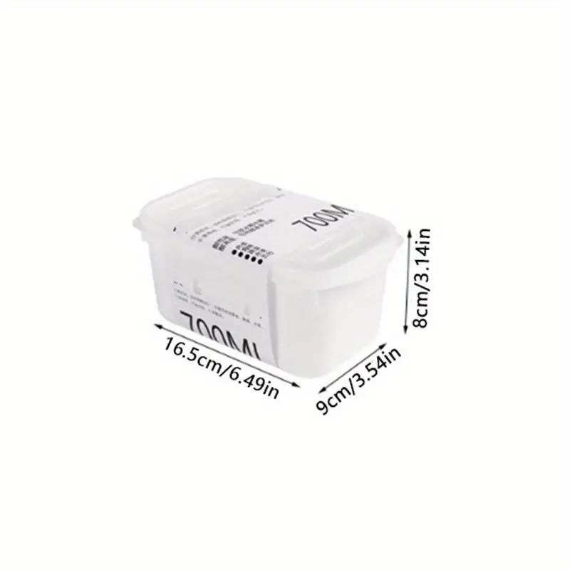 Kitchen Refrigerator Crisper With Scale Frozen Meat Packaging Food Grade Fruit And Vegetable Bento Storage Lunch Boxes Japanes
