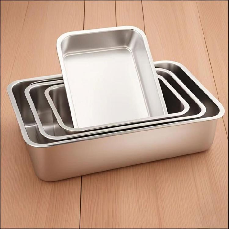 Oversized Stainless Steel Cats Bathroom Litter Tray With AntiScatter Trim And Ergonomic Grip Handle Indoor Cats Toilet