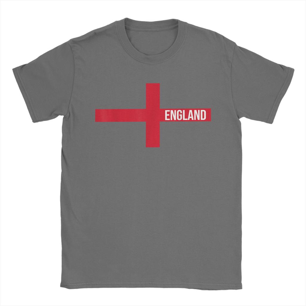 England St Georges Cross Flag English Men T Shirt Novelty Tees Short Sleeve O Neck T-Shirts Cotton Plus Size merch