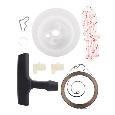 Pull Lawnmower Part Replacement Kit Starter Handle Pulley Rope Springs for 029 039 MS290 MS390