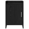 Nightstands 2 Pcs Black Oak 40 X 30 X 60 Cm Engineered Wood