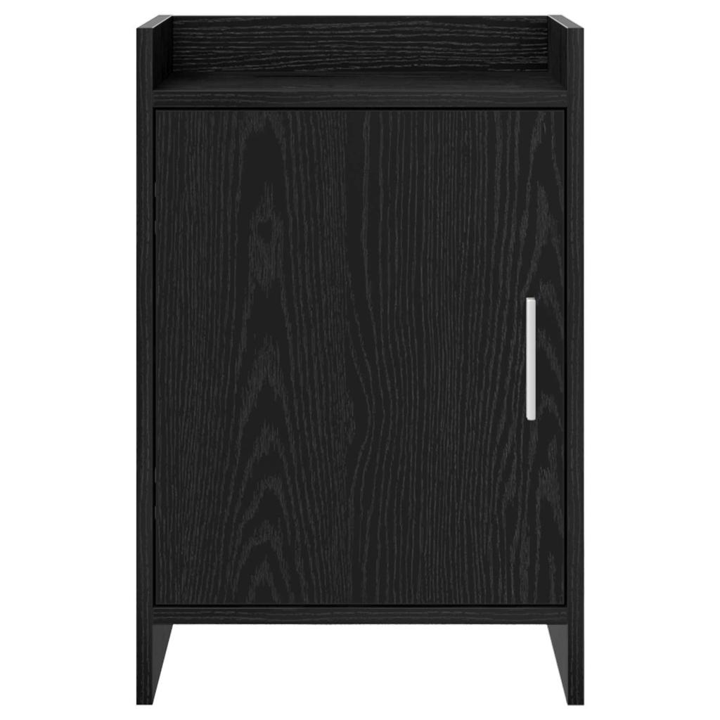 Nightstands 2 Pcs Black Oak 40 X 30 X 60 Cm Engineered Wood