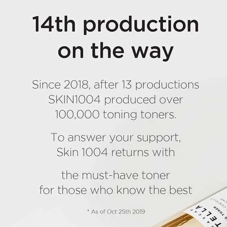 Skin1004 Madagascar Centella Toning Toner 400ml