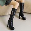 Cresfimix Botas Femininas женские классические высококачественные элегантные европейские стильные красивые сапоги на шпильке на осень A1500