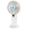 Handheld/Desk Mist Cooling Fan with Digital Display & Silent, Brushless Operation