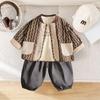 Boys' 2025 Spring & Autumn Fashionable Three-Piece Toddler Outfit Set