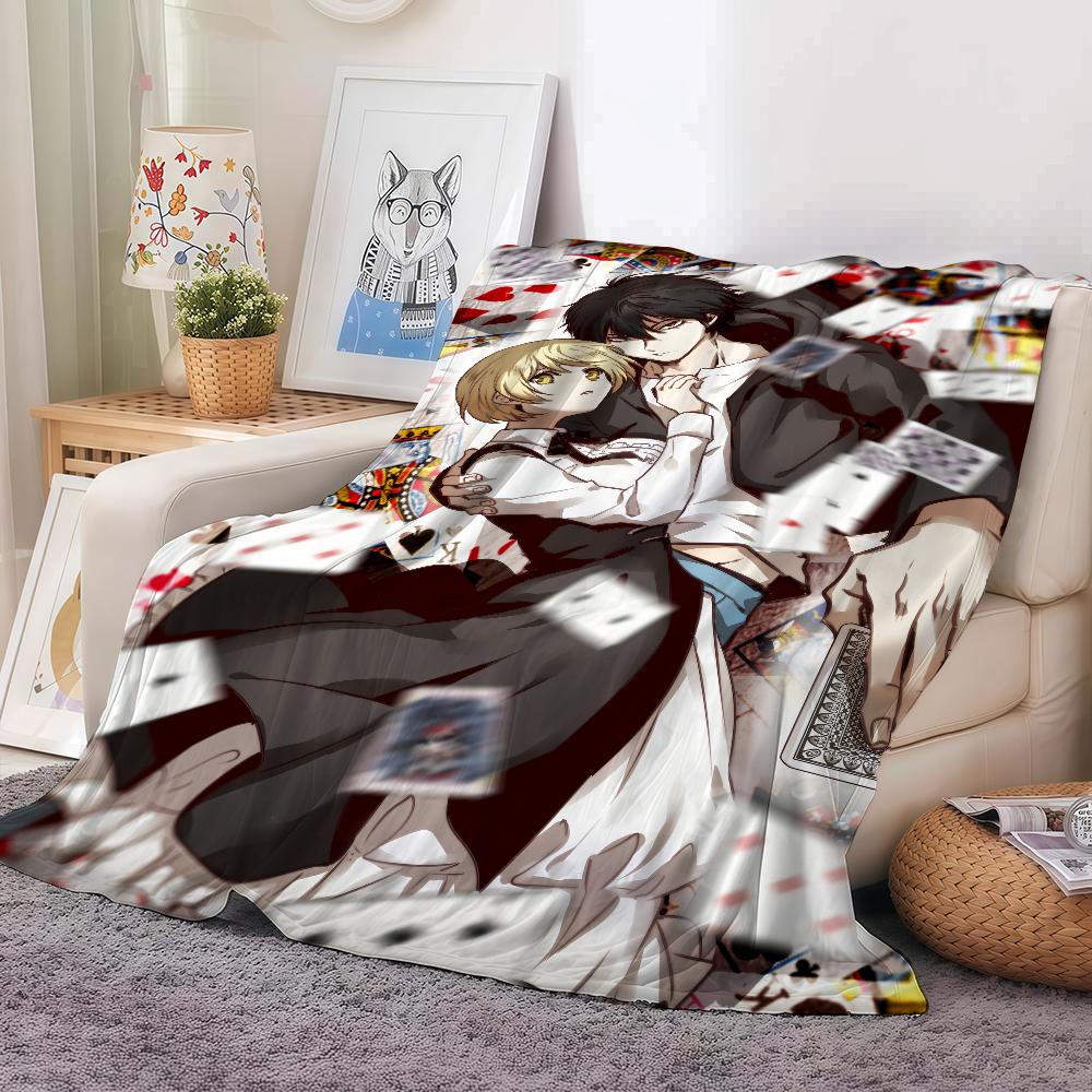 Anime Tomodachi Game Blanket Soft and Skin Friendly For Couch Bed Napping Bedspread All Seasons Comforter