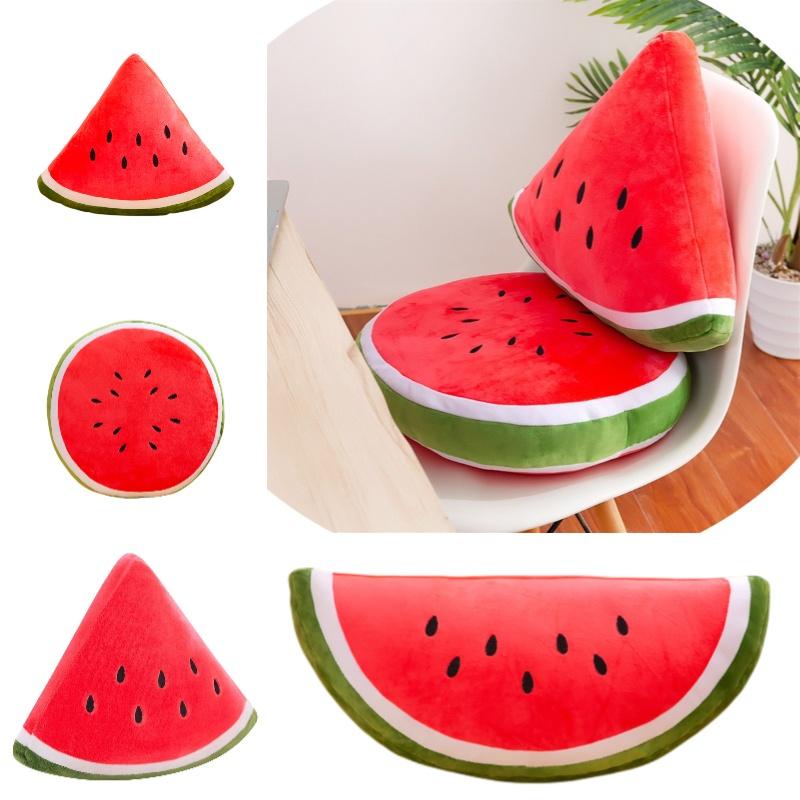 Soft And Huggable Watermelon Plush Toy Pillow Perfect For All Ages!