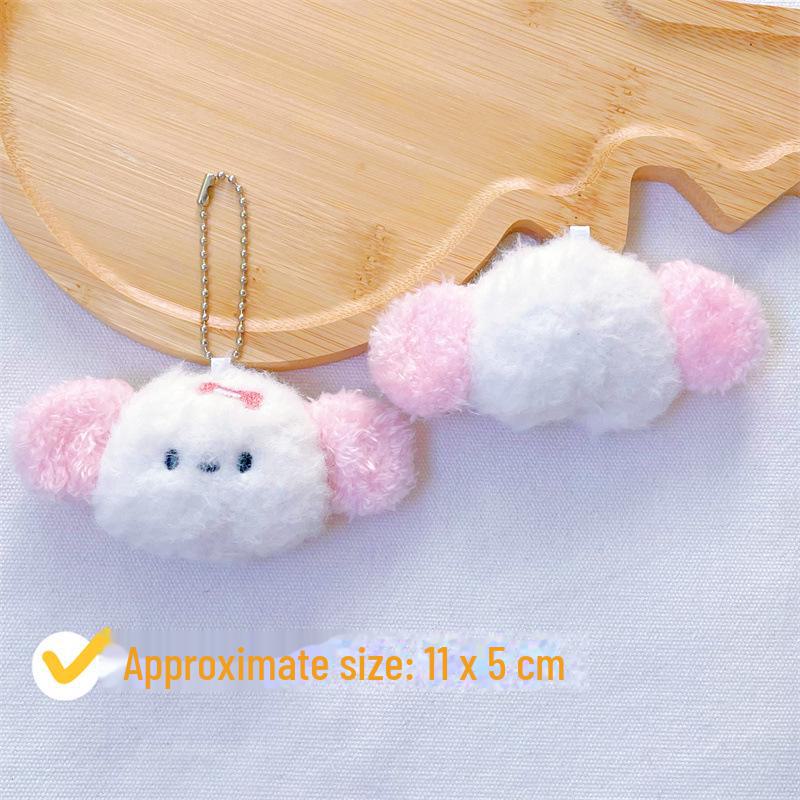 Cartoon Dog Plush Pendants: DIY Animal Accessories for Hats, Clothing, and Socks