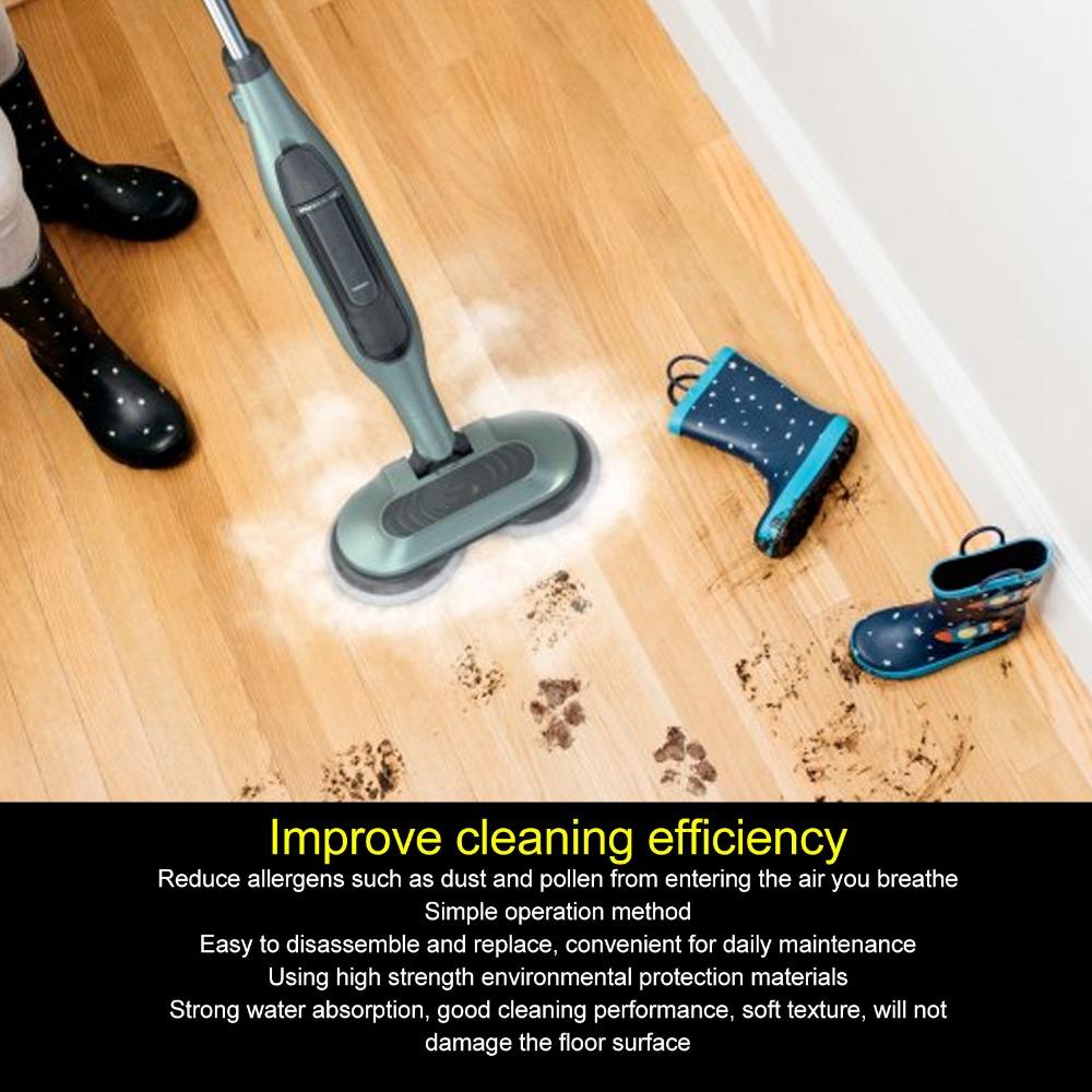 2PCS White Scrubbing Steam Mop Steam Mop Cloth for Shark S7000 Series S7000AMZ S7001 Floor Cleaning