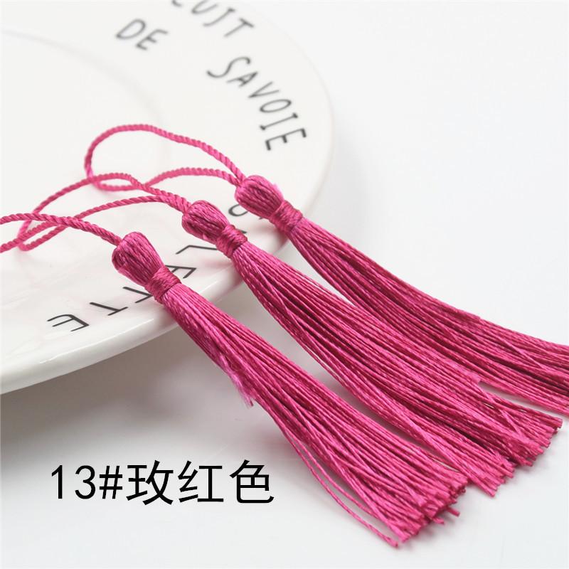 Vertical And Supple Chinese Knot Fringe Accessories Small Hanging Spike 13Cm Bookmark Suizi Clothing Sugar Box Tassel