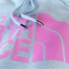 North Blue Halfdome Pullover Steel Size M [The Face] Women's Fleece-Lined Hoodie, Blue, [Used]