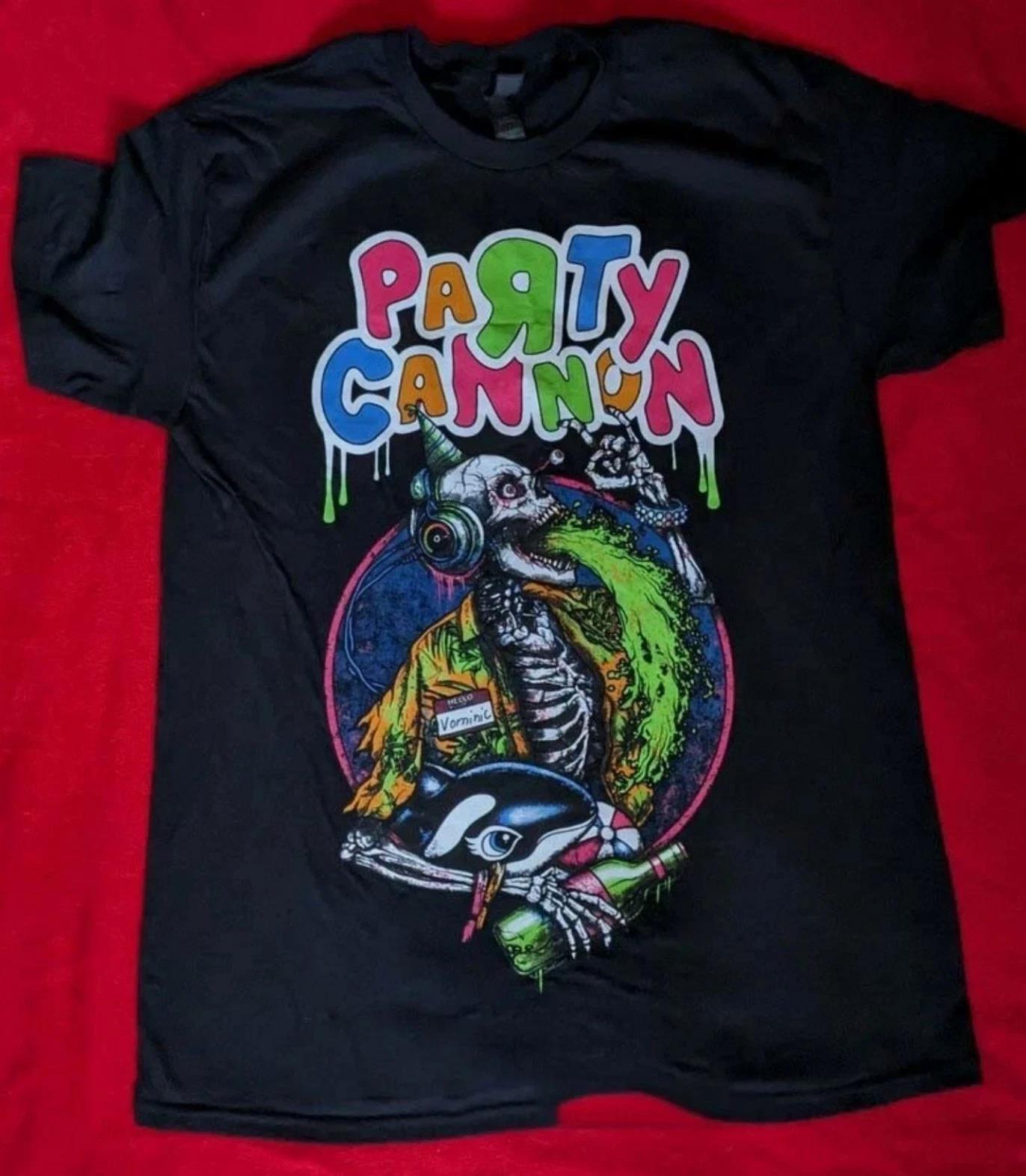 

Party Cannon Band UK Vomitour T-shirt All Size S to 5XL 2F1221 XL