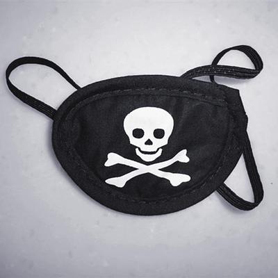 Piracka opaska na oko na Halloween | Karaibska maska cyklopa akcesorium