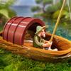Creative PETG Fish Tank Decoration Mini Micro Landscape Handmade Floating Boat DIY Floating Miniature Set Fish Tank