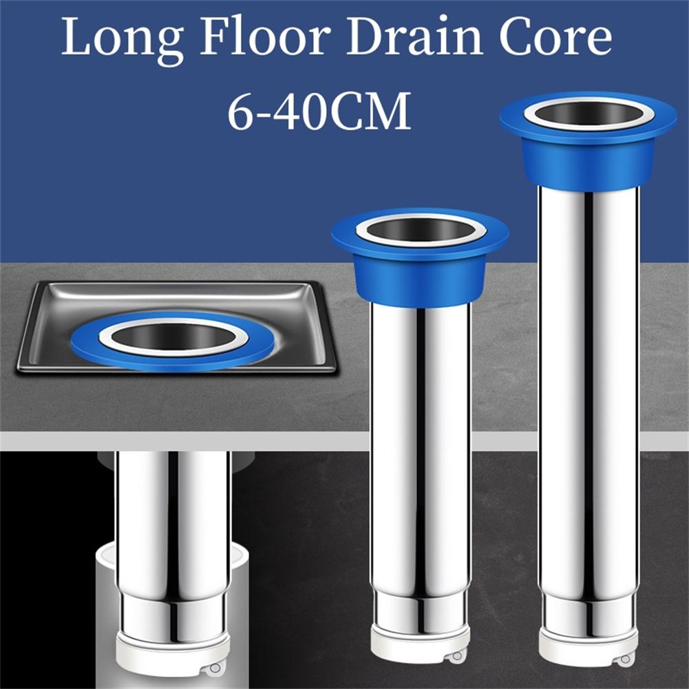 Tube d'extension de tuyau d'égout anti-odeur Noyau de drain Bonde de sol en acier inoxydable