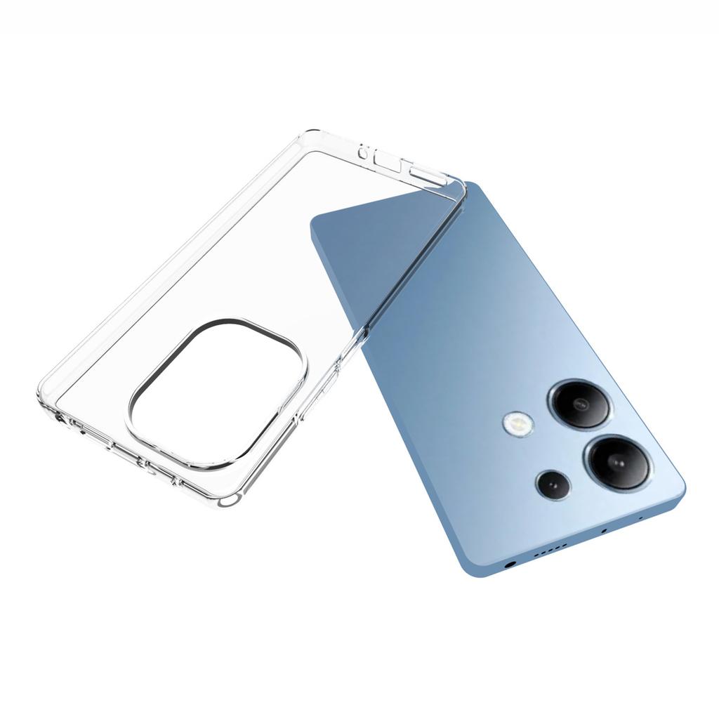 For Xiaomi Redmi Note 13 Pro 4G/Poco M6 Pro 4G Clear Phone Case Watermark-Resistant TPU Back Cover