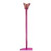 Les Trésors De Lily [A1577] - Picot chignon bois 'Papillons' rose - 21 cm- 30x25 mm