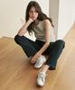 [Witthia] Real Suede Double Bow Sneakers [WBLC58510]