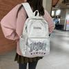 Schoolbag Korean large-capacity schoolbag male versatile junior high school student student backpack female tide brand European and American style 