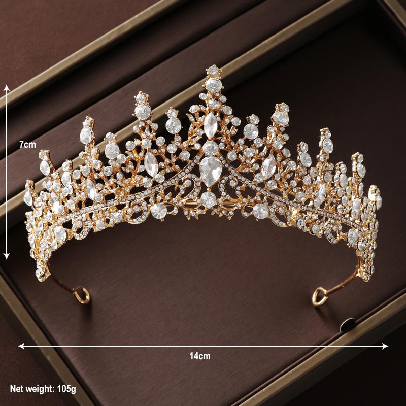 

Свадебный головной убор Itacazzo, наполненный романтической атмосферой, милая женская свадебная корона золотого цвета