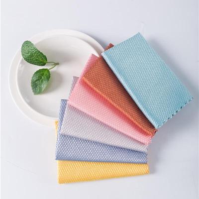 Absorbent Double-Sided Coral Fleece Cloth - Oil-Free Glass & Dish Wiping Rag