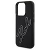 Karl Lagerfeld Klhcp15L3Drksdlk Iphone   15 Pro 6.1 Czarny/Black Hardcase 3D Rubber Signature