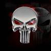 Skull Metal Car Stickers Car Emblem Scratch Stickers Fuel Tank Decoration Tail Side Marker Body Stickers