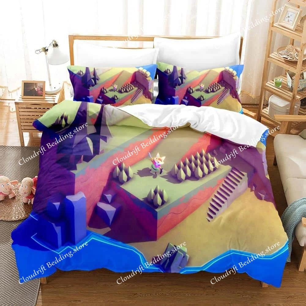 Neues 3D-gedrucktes Tunika-Spiel Bettwäscheset Einzelbett Twin Full Queen King Size Bettset Erwachsene Kind Schlafzimmer Bettdeckenbezug-Sets Heimtextilien