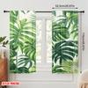 2pcs,2D plane printing Curtains Digital Printed Tropical Vibes (2) 100% Polyester (without rod) All Seasons Use for Living Room,