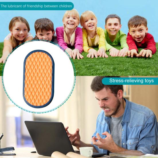 3D Tištěný Fidget Slider Hračka Úleva od Stresu Kosočtverec Včelí Plástev Paralelní Dráha Údolí Texturovaný Slider Kapesní Velikost Děti Dospělí Senzorická Hračka Slider